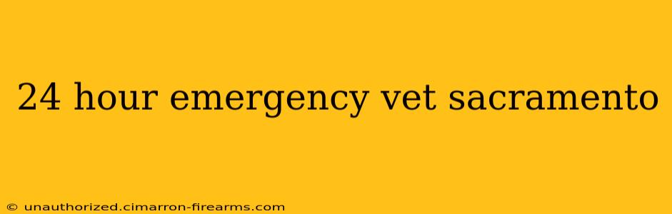 24 hour emergency vet sacramento