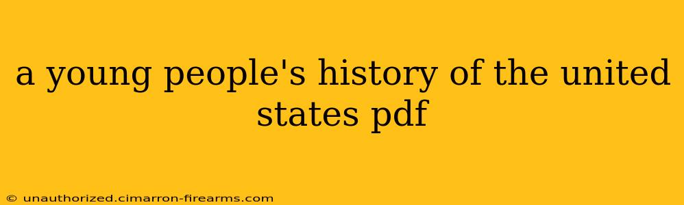 a young people's history of the united states pdf