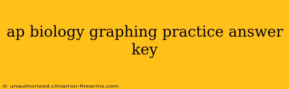 ap biology graphing practice answer key