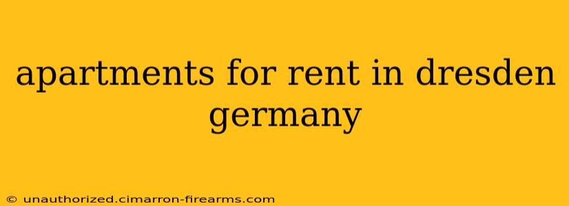 apartments for rent in dresden germany