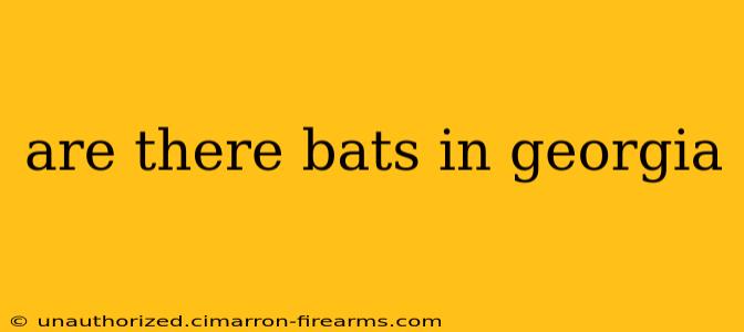 are there bats in georgia