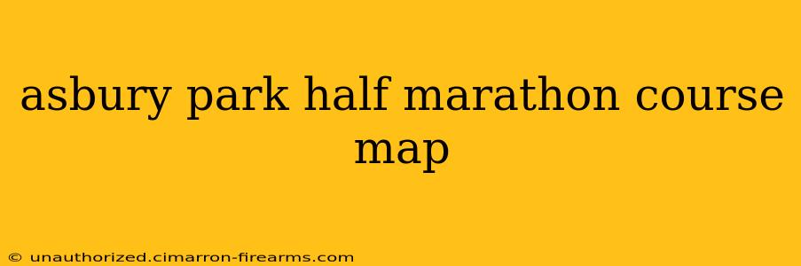 asbury park half marathon course map