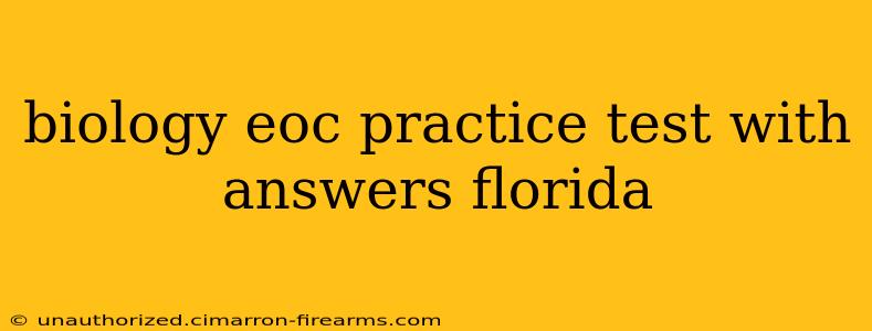 biology eoc practice test with answers florida