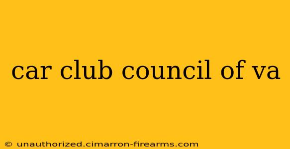 car club council of va