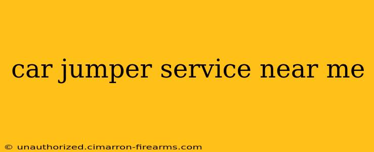 car jumper service near me