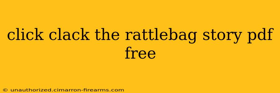 click clack the rattlebag story pdf free