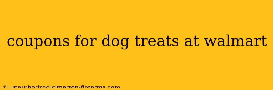 coupons for dog treats at walmart