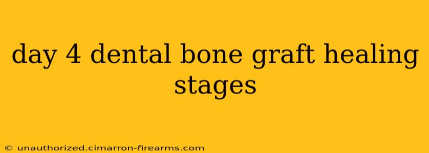 day 4 dental bone graft healing stages