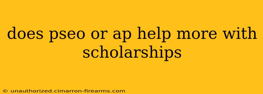 does pseo or ap help more with scholarships