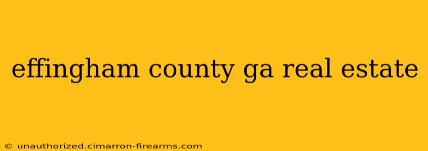 effingham county ga real estate