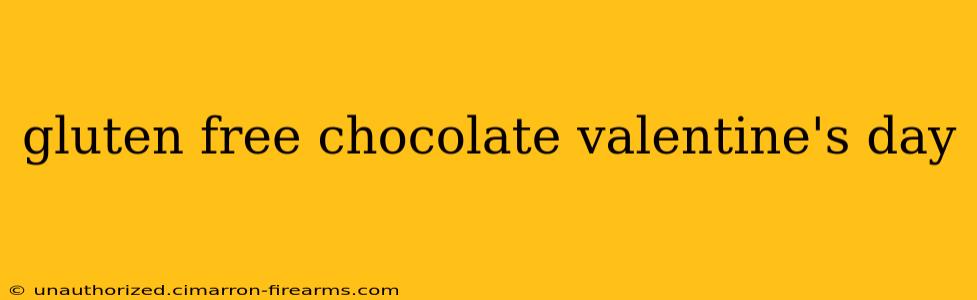 gluten free chocolate valentine's day