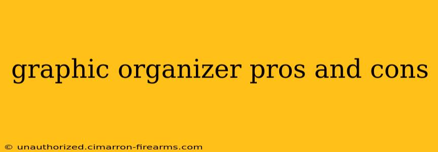 graphic organizer pros and cons