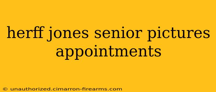 herff jones senior pictures appointments