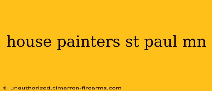 house painters st paul mn