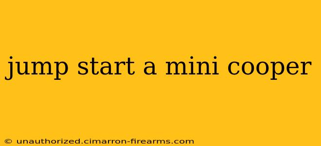 jump start a mini cooper