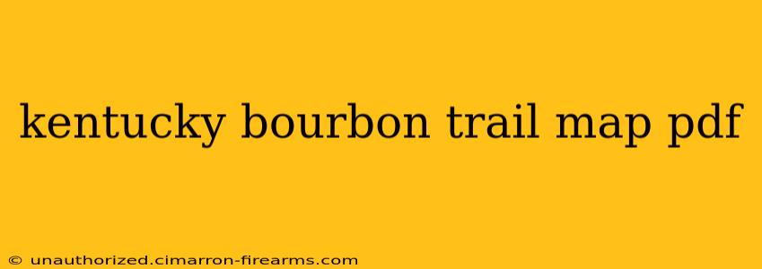 kentucky bourbon trail map pdf