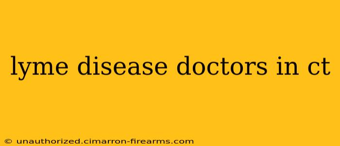 lyme disease doctors in ct