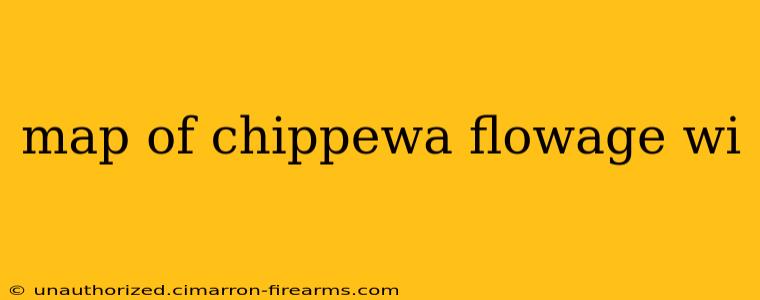 map of chippewa flowage wi