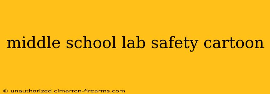 middle school lab safety cartoon