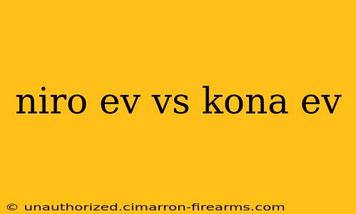 niro ev vs kona ev