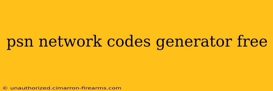 psn network codes generator free