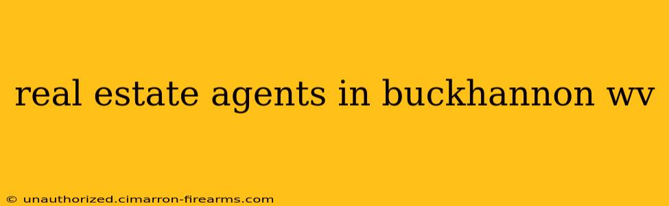 real estate agents in buckhannon wv