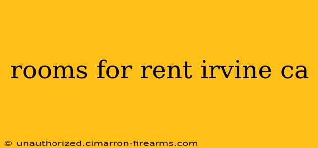 rooms for rent irvine ca