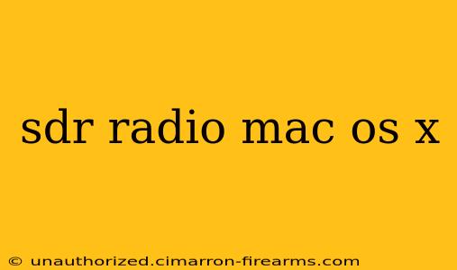 sdr radio mac os x