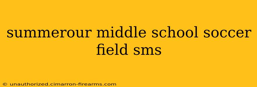 summerour middle school soccer field sms