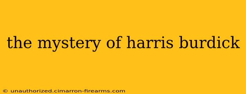 the mystery of harris burdick