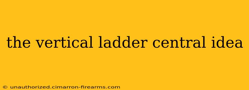 the vertical ladder central idea