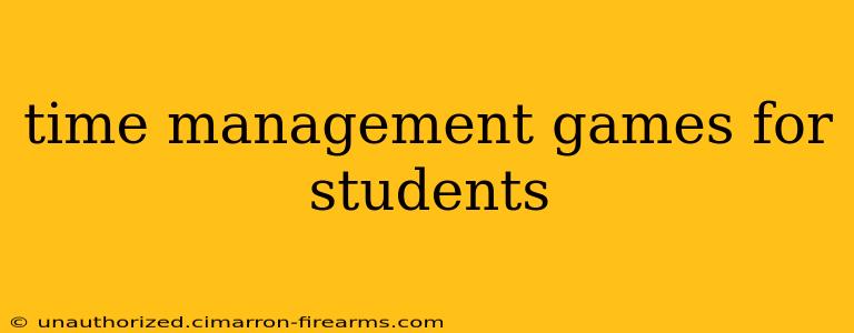 time management games for students