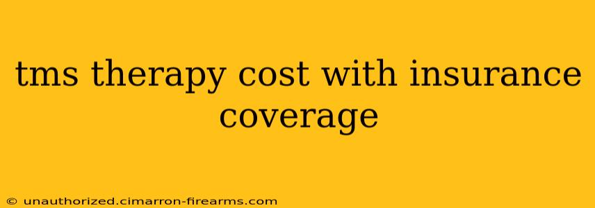 tms therapy cost with insurance coverage