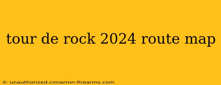 tour de rock 2024 route map