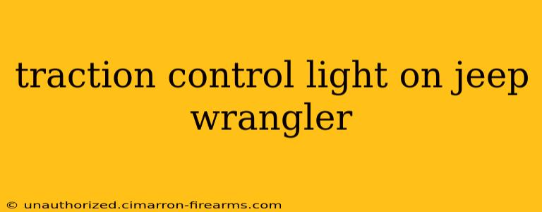 traction control light on jeep wrangler