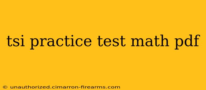 tsi practice test math pdf