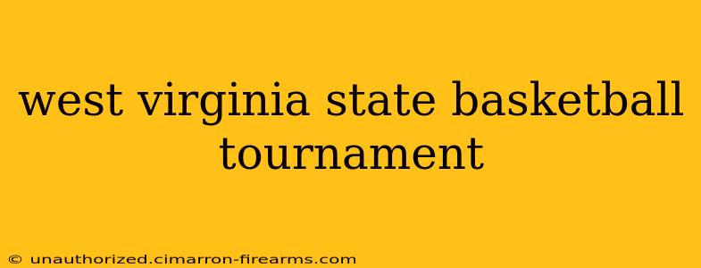 west virginia state basketball tournament