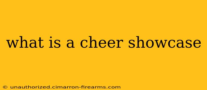 what is a cheer showcase