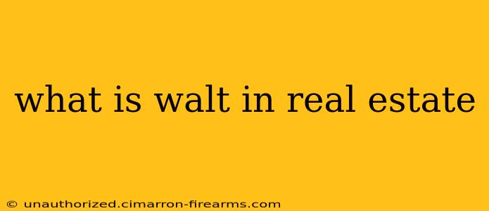 what is walt in real estate